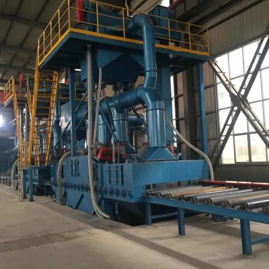Durable Roller Conveyor Shot Blaster Machine for Industrial Surface Cleaning